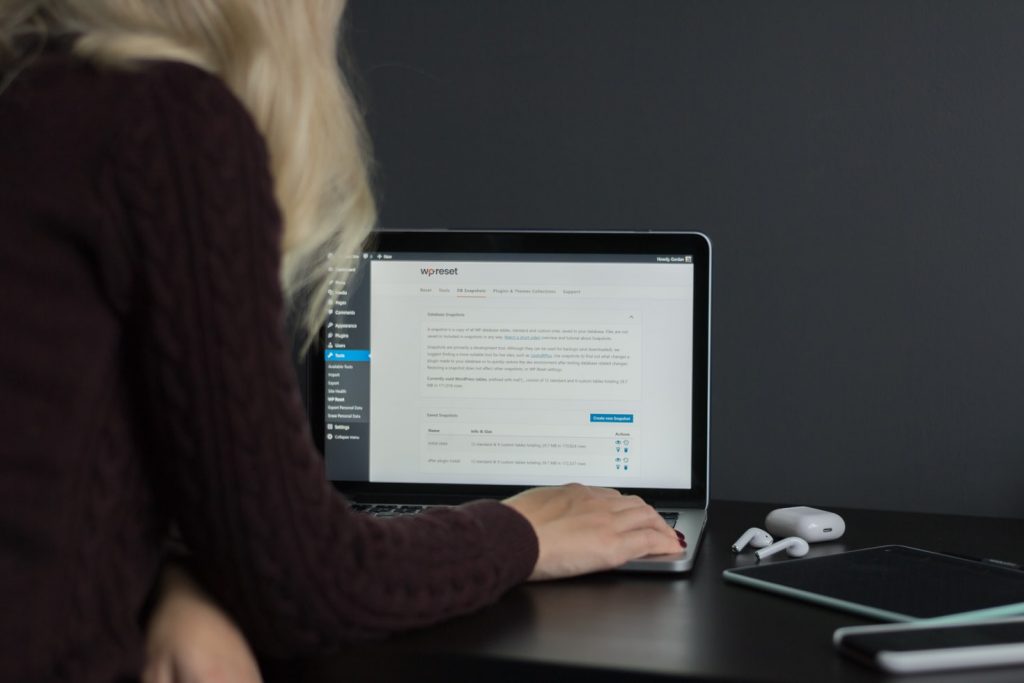 using wordpress
