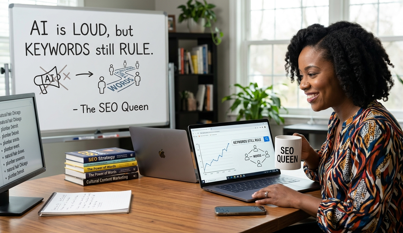 AI and SEO for small businesses, keyword research for small business, culturally relevant SEO, how AI bots affect SEO